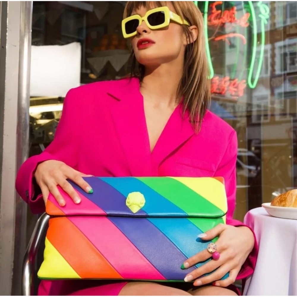 Kurt Geiger XXL Neon Kensington Drench Hand bag
